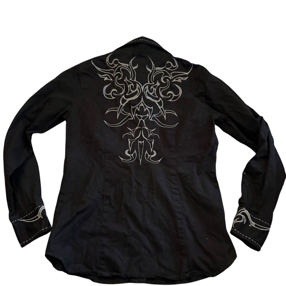Vintage Roper Western Cowboy Pearl‎ Snap Shirt Size Small